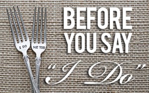 Before You Say I Do